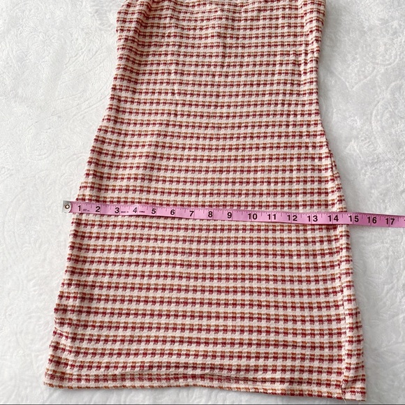 Vintage Print Knit Mini Slip Dress - Picture 4 of 9